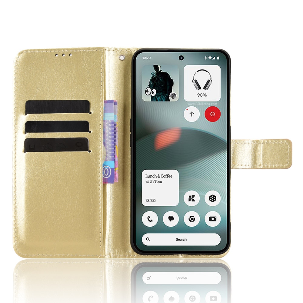 Crazy knižkové puzdro na Nothing Phone (3a) Lite 5G - zlaté