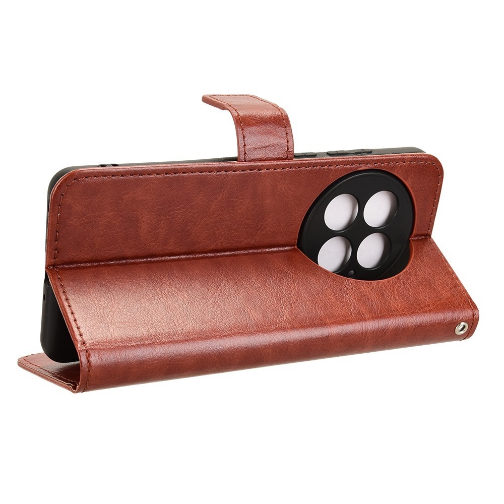 Crazy knižkové puzdro na OnePlus 13 - hnedé