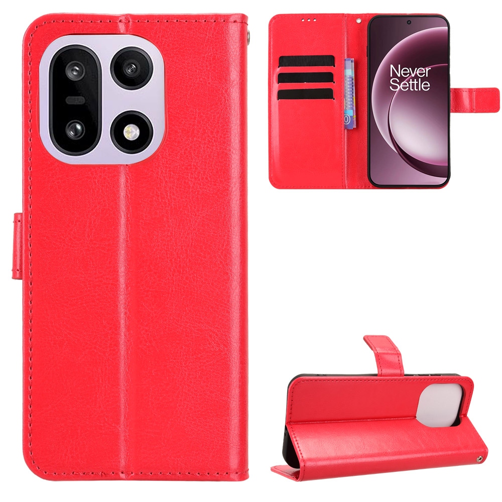 Crazy knižkové puzdro na OnePlus 15 5G - červené