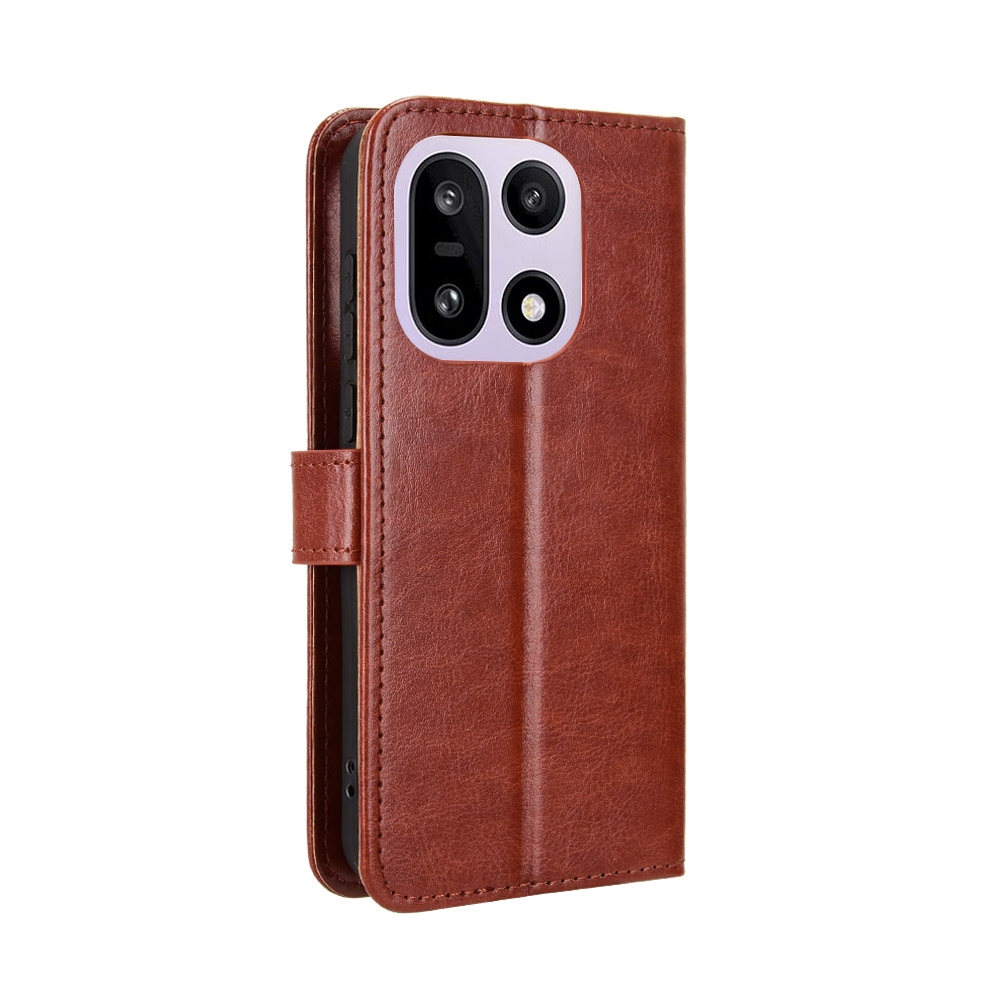 Crazy knižkové puzdro na OnePlus 15 5G - hnedé