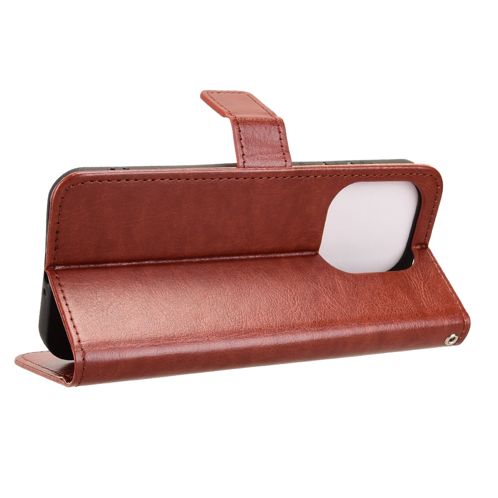 Crazy knižkové puzdro na OnePlus 15 5G - hnedé