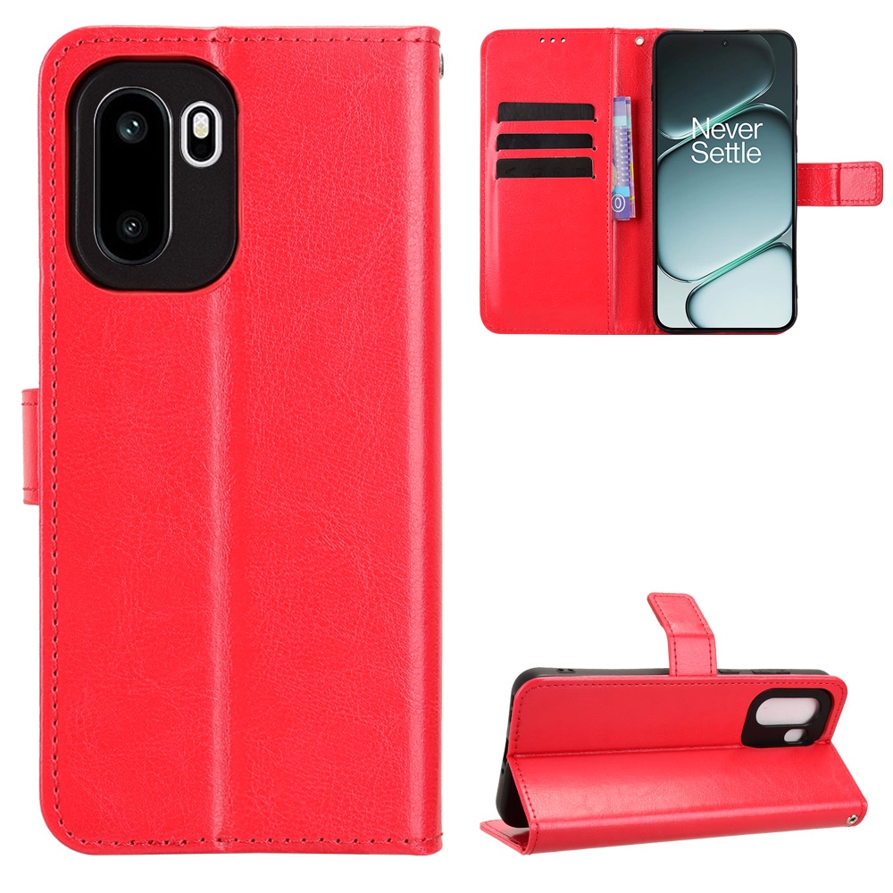 Crazy knižkové puzdro na OnePlus 15R 5G - červené