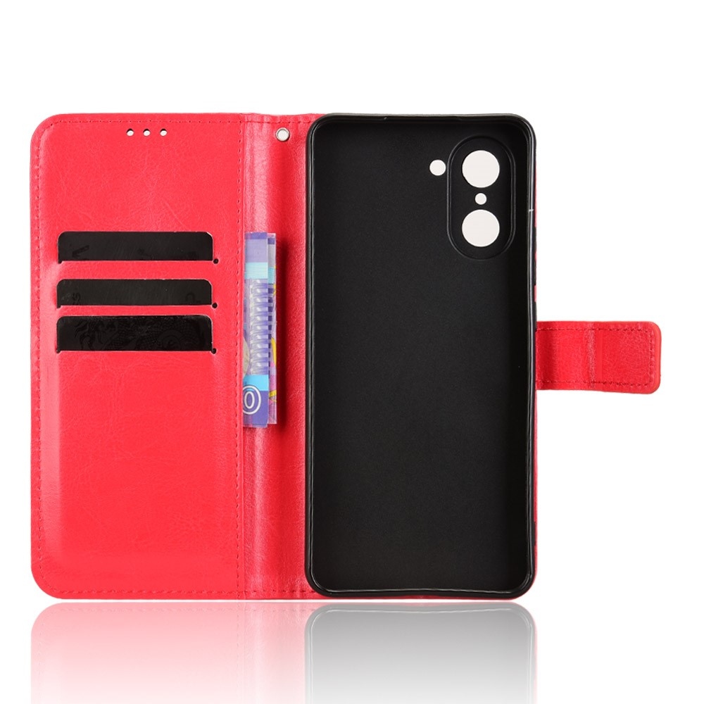 Crazy knižkové púzdro na OnePlus Nord CE5 5G - červené