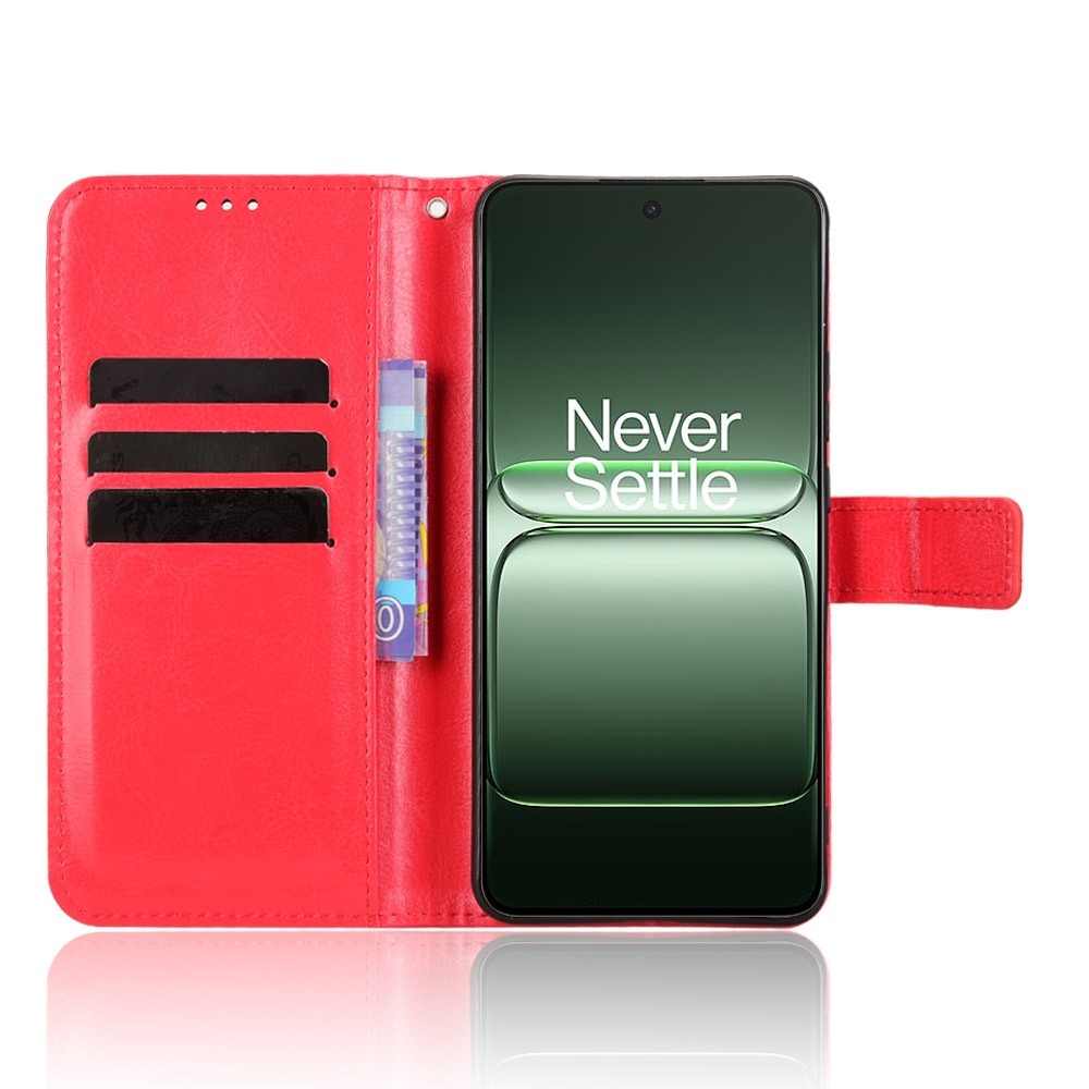 Crazy knižkové púzdro na OnePlus Nord CE5 5G - červené