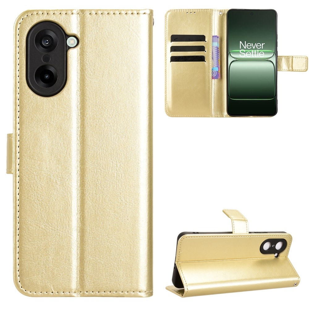 Crazy knižkové púzdro na OnePlus Nord CE5 5G - zlaté