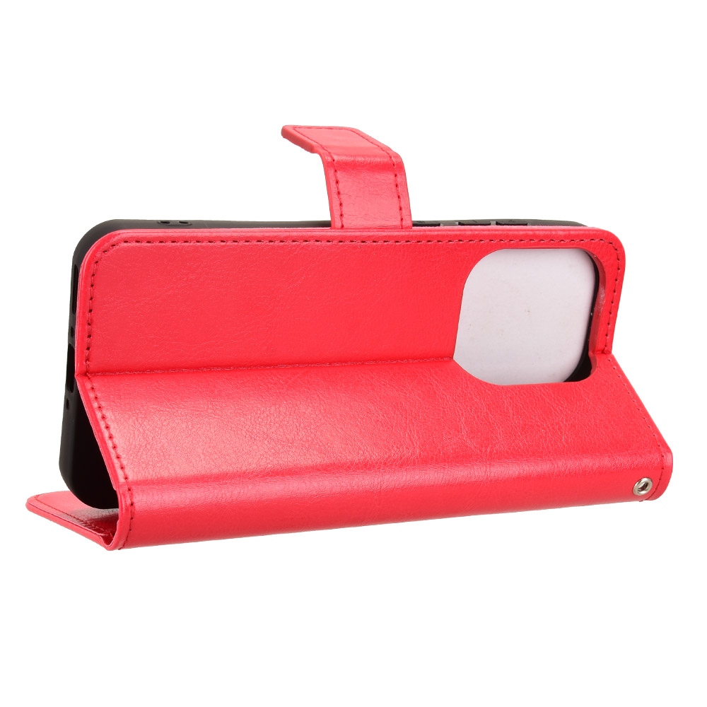 Crazy knižkové púzdro na Oppo Find X9 5G - červené