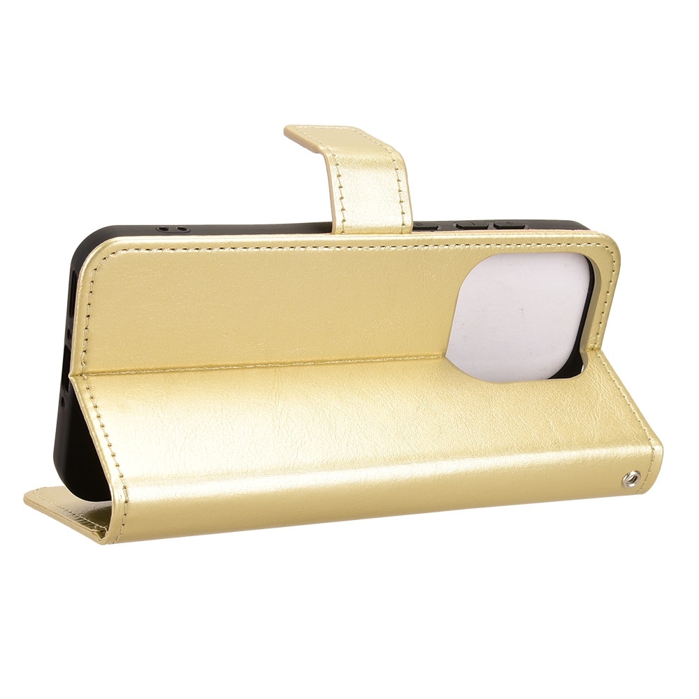 Crazy knižkové púzdro na Oppo Find X9 5G - zlaté