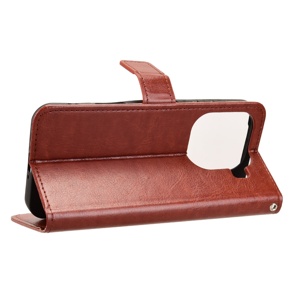 Crazy knižkové púzdro na Oppo Find X9 Pro 5G - hnedé