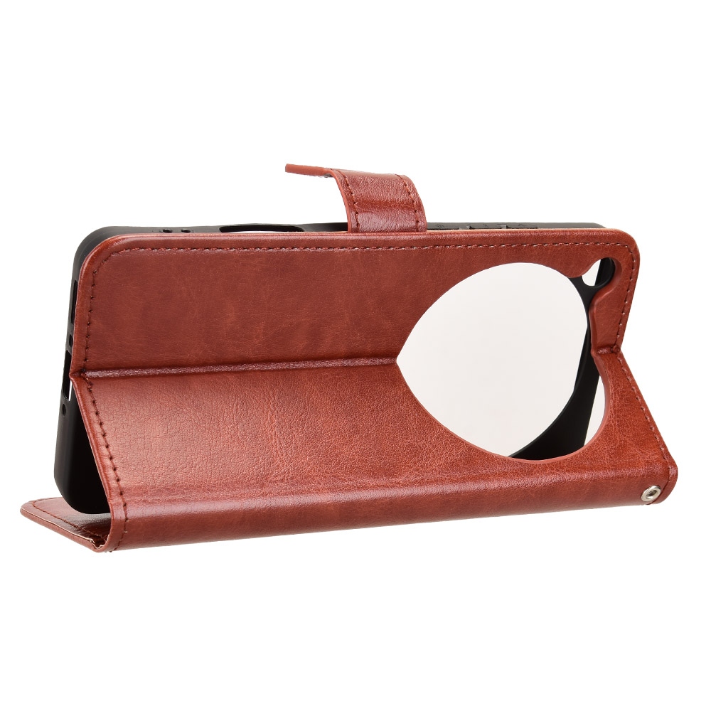 Crazy knižkové púzdro na Oppo Find X9 Ultra 5G - hnedé