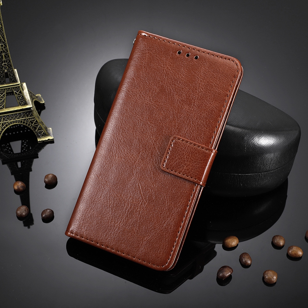 Crazy knižkové puzdro na Oppo Reno 16 Pro 5G/Oppo Reno 16 5G - hnedé