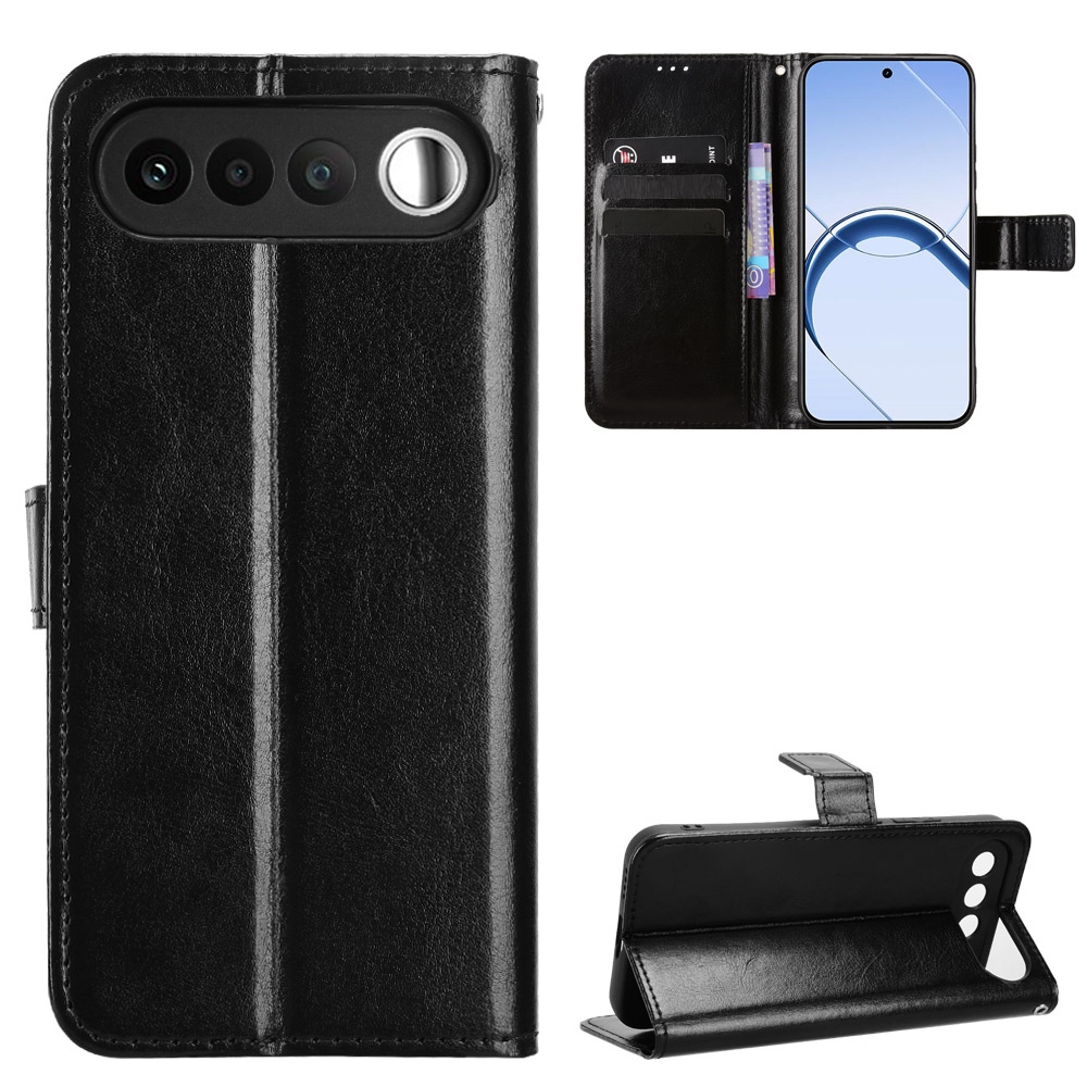 Crazy knižkové puzdro na Realme 16 5G - čierne