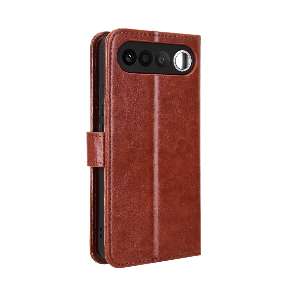 Crazy knižkové puzdro na Realme 16 5G - hnedé