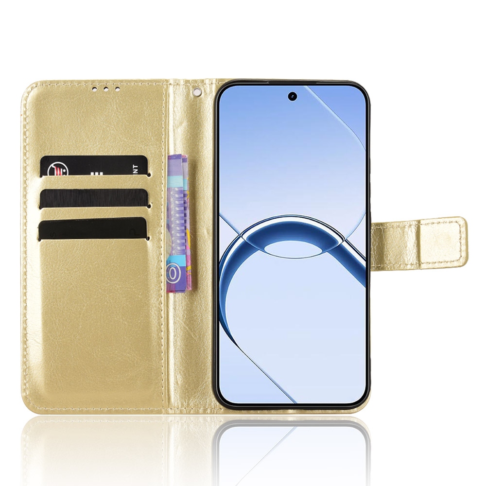 Crazy knižkové puzdro na Realme 16 5G - zlaté