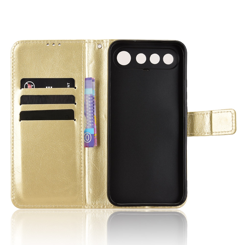 Crazy knižkové puzdro na Realme 16 5G - zlaté