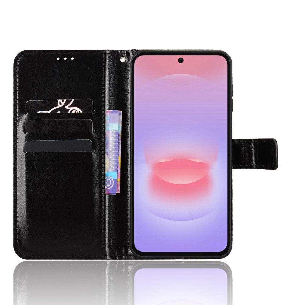 Crazy knižkové púzdro na Samsung Galaxy A27 - čierne