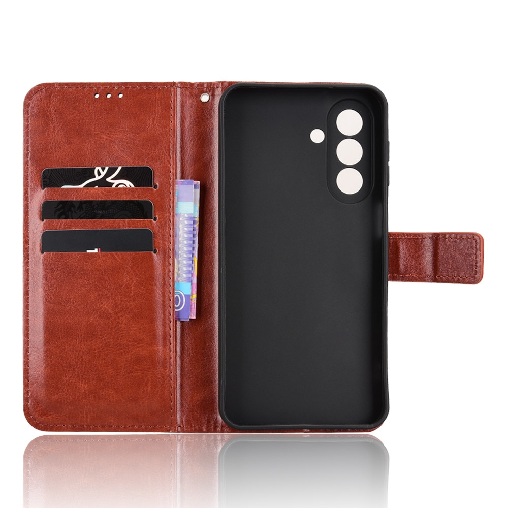 Crazy knižkové púzdro na Samsung Galaxy A27 - hnedé