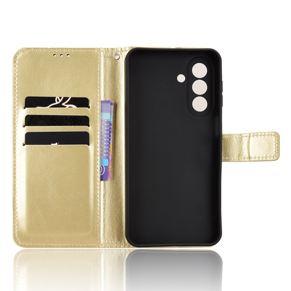 Crazy knižkové puzdro na Samsung Galaxy A27 - zlaté