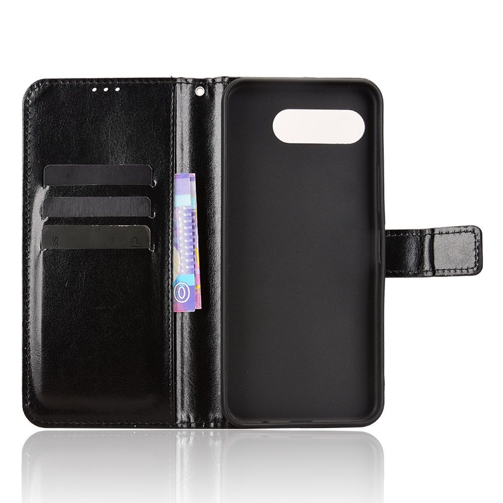 Crazy knižkové púzdro na T-Mobile T Phone 3 - čierne