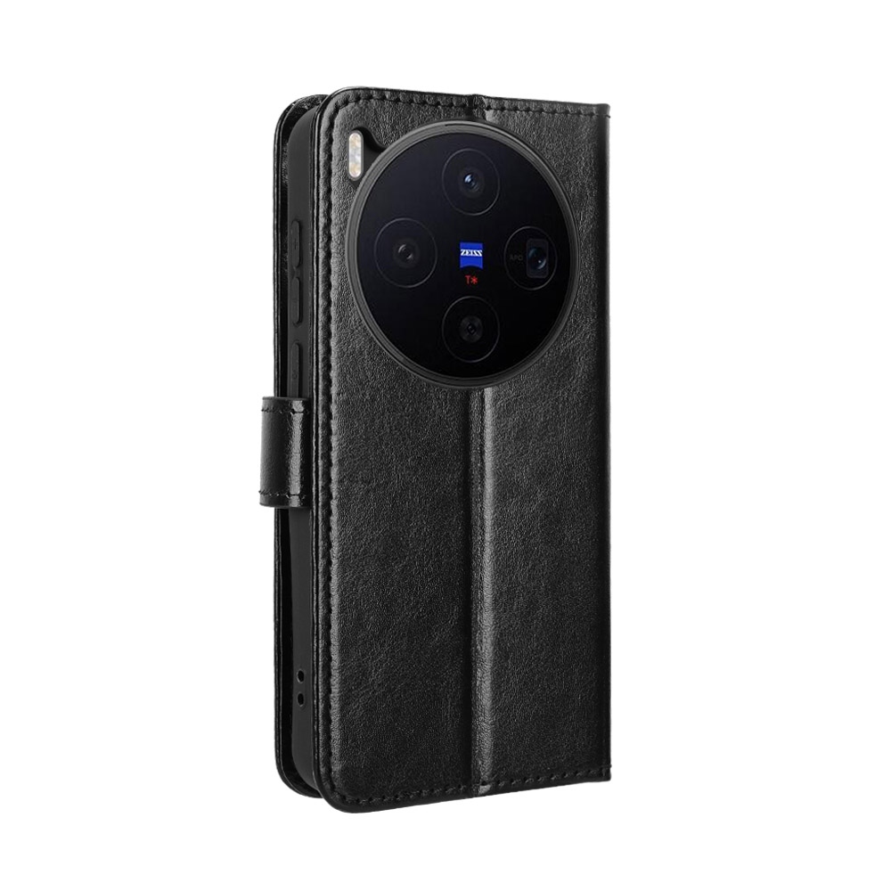 Crazy knižkové púzdro na Vivo X300 5G - čierne