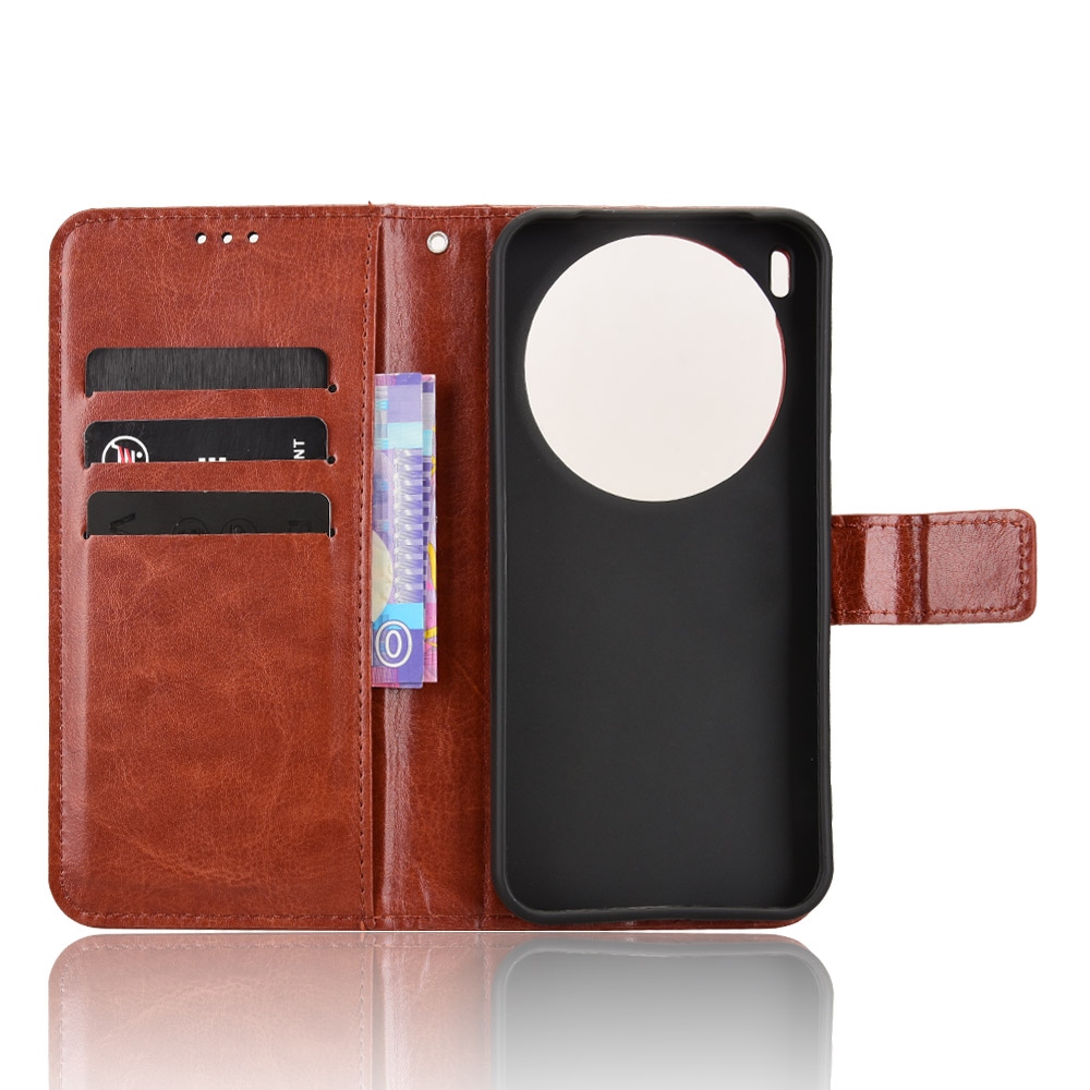 Crazy knižkové púzdro na Vivo X300 5G - hnedé