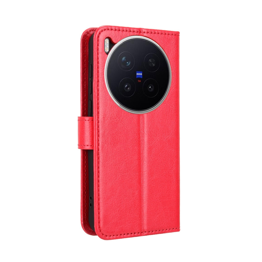 Crazy knižkové puzdro na Vivo X300 Pro 5G - červené