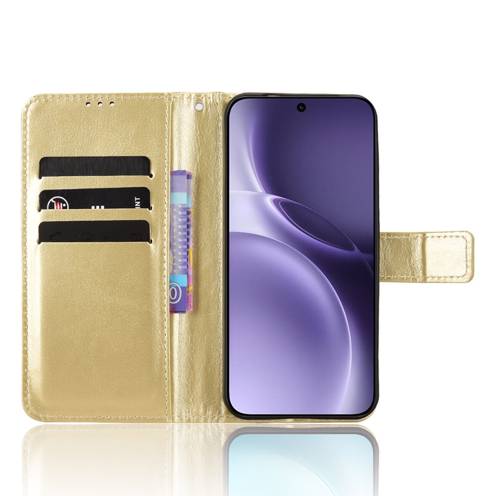 Crazy knižkové púzdro na Vivo X300 Pro 5G - zlaté