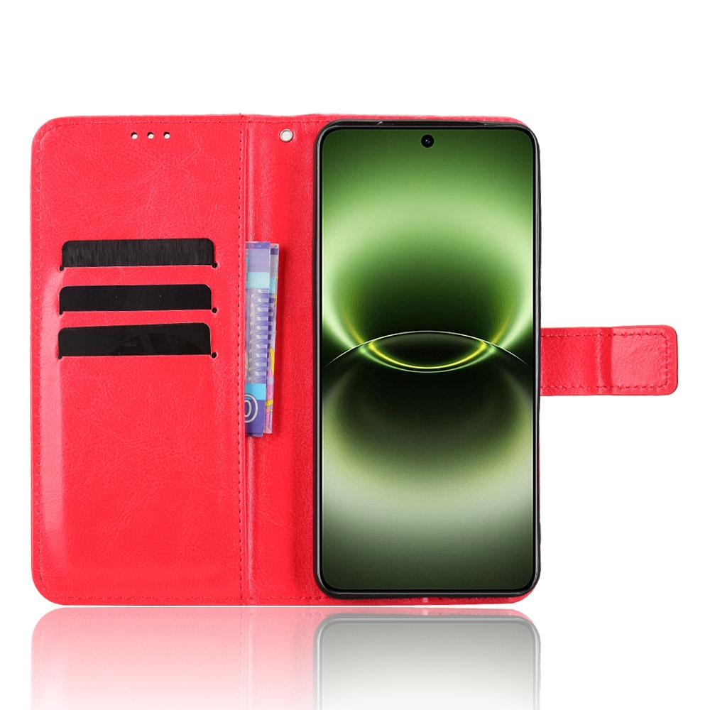 Crazy knižkové púzdro na Vivo X300 Ultra 5G - červené