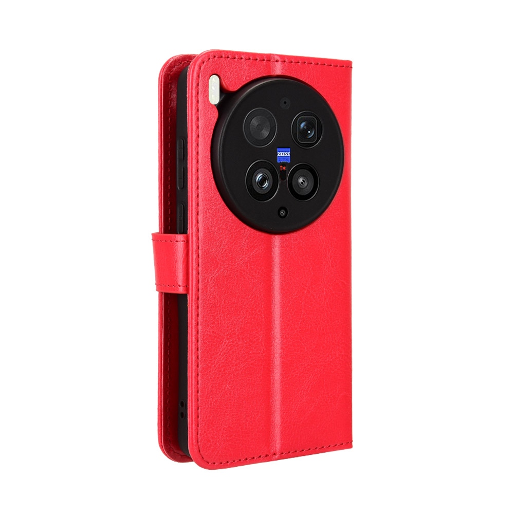Crazy knižkové púzdro na Vivo X300 Ultra 5G - červené