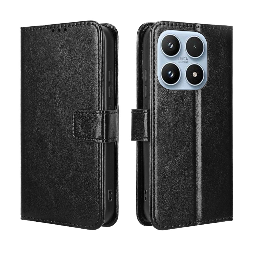 Crazy knižkové púzdro na Xiaomi 17 - čierne