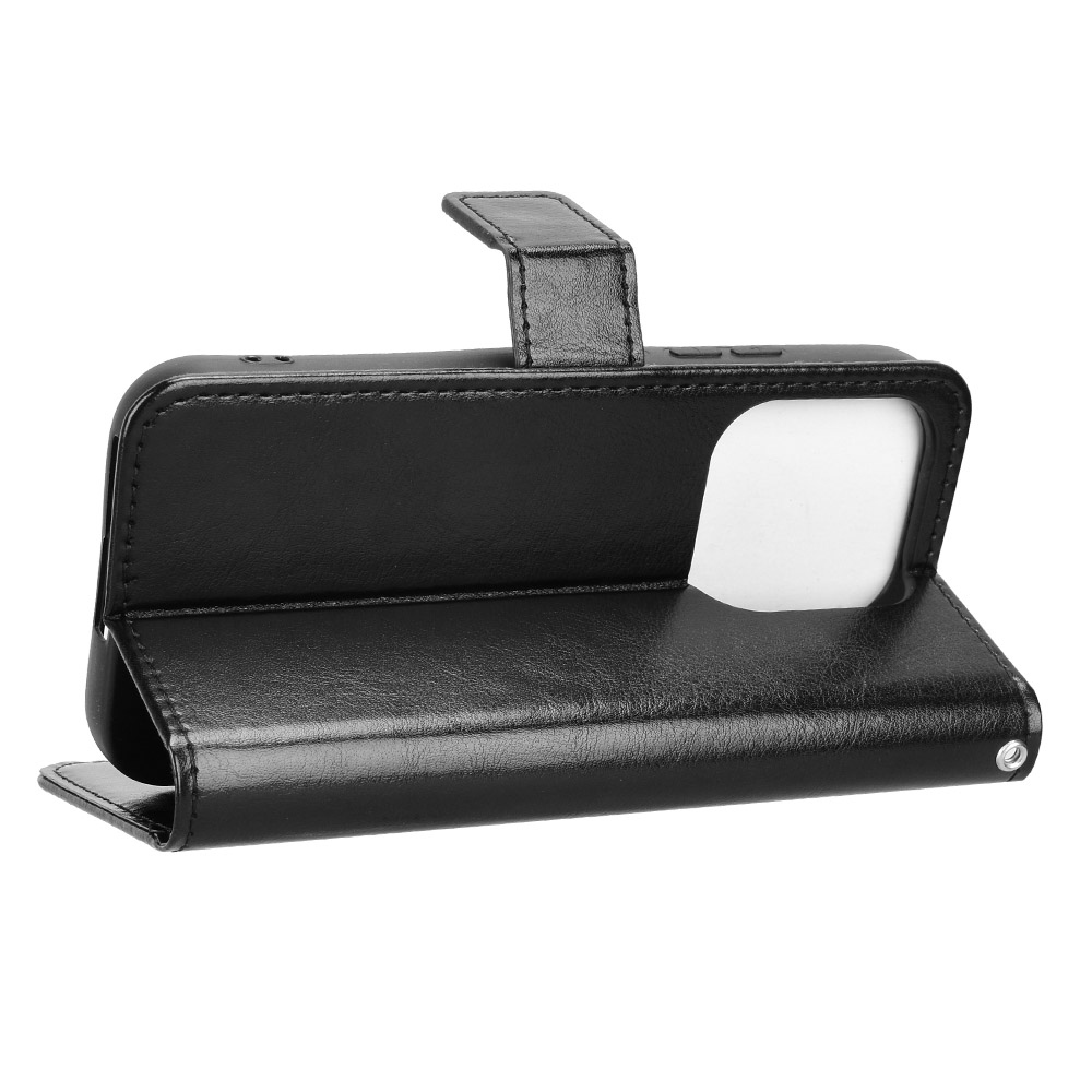 Crazy knižkové púzdro na Xiaomi 17 - čierne