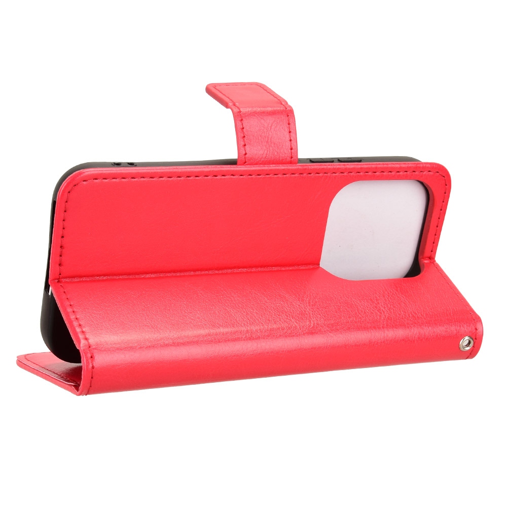 Crazy knižkové puzdro na Xiaomi 17 - červené