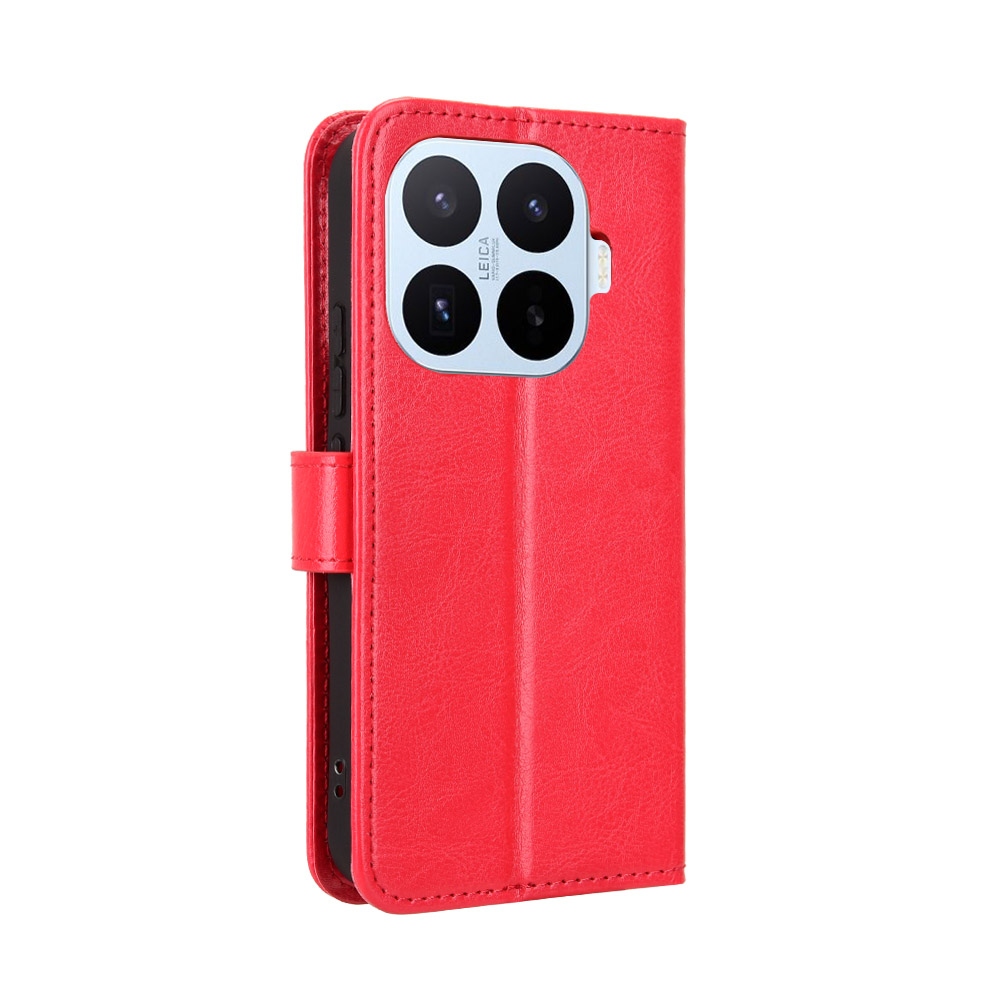 Crazy knižkové púzdro na Xiaomi 17T - červené