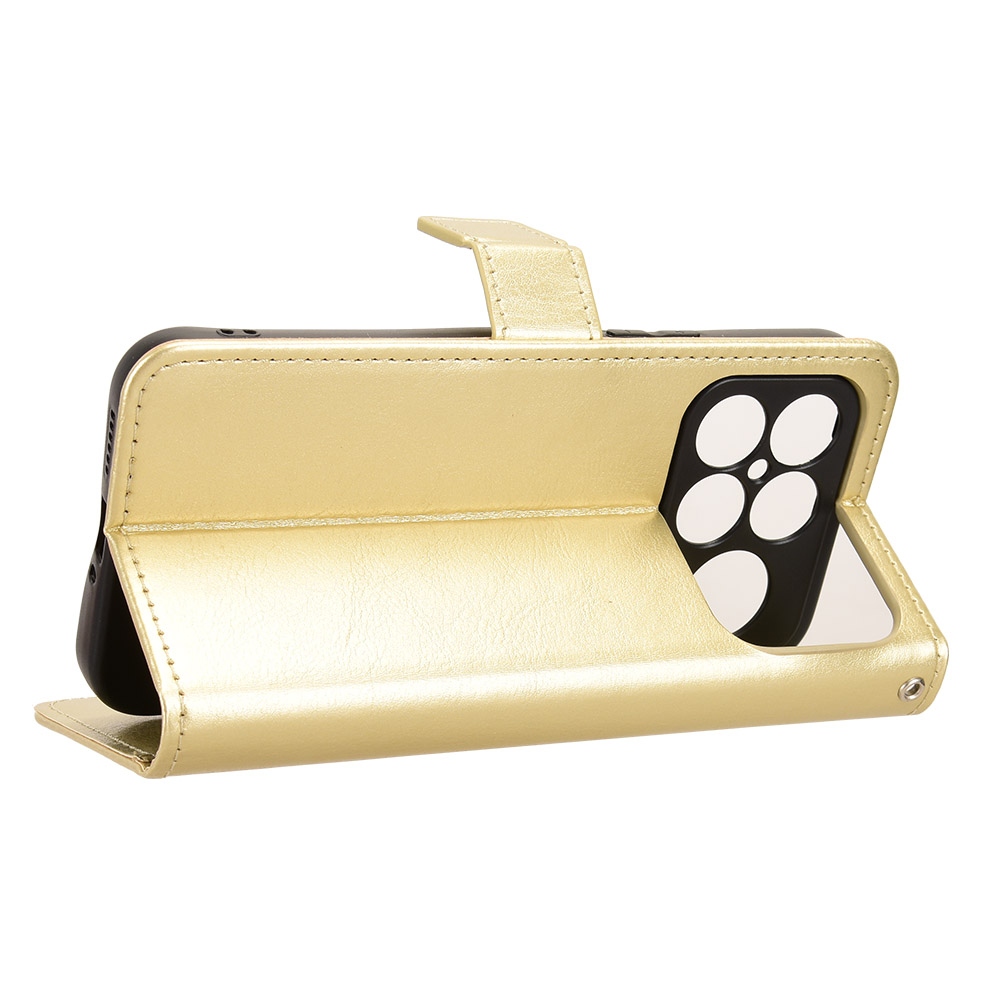 Crazy knižkové púzdro na Xiaomi Poco F8 Ultra 5G - zlaté