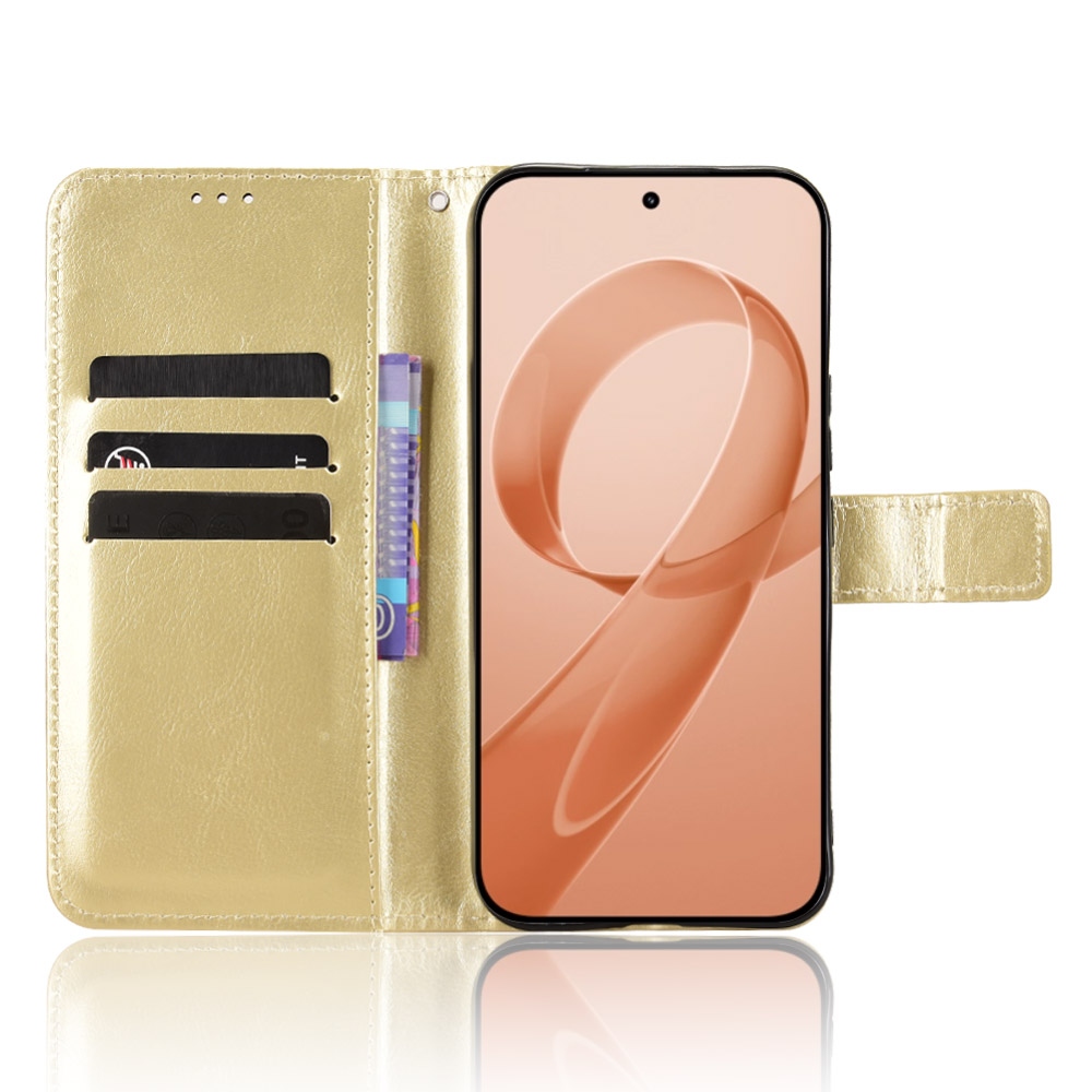 Crazy knižkové púzdro na Xiaomi Poco F8 Ultra 5G - zlaté