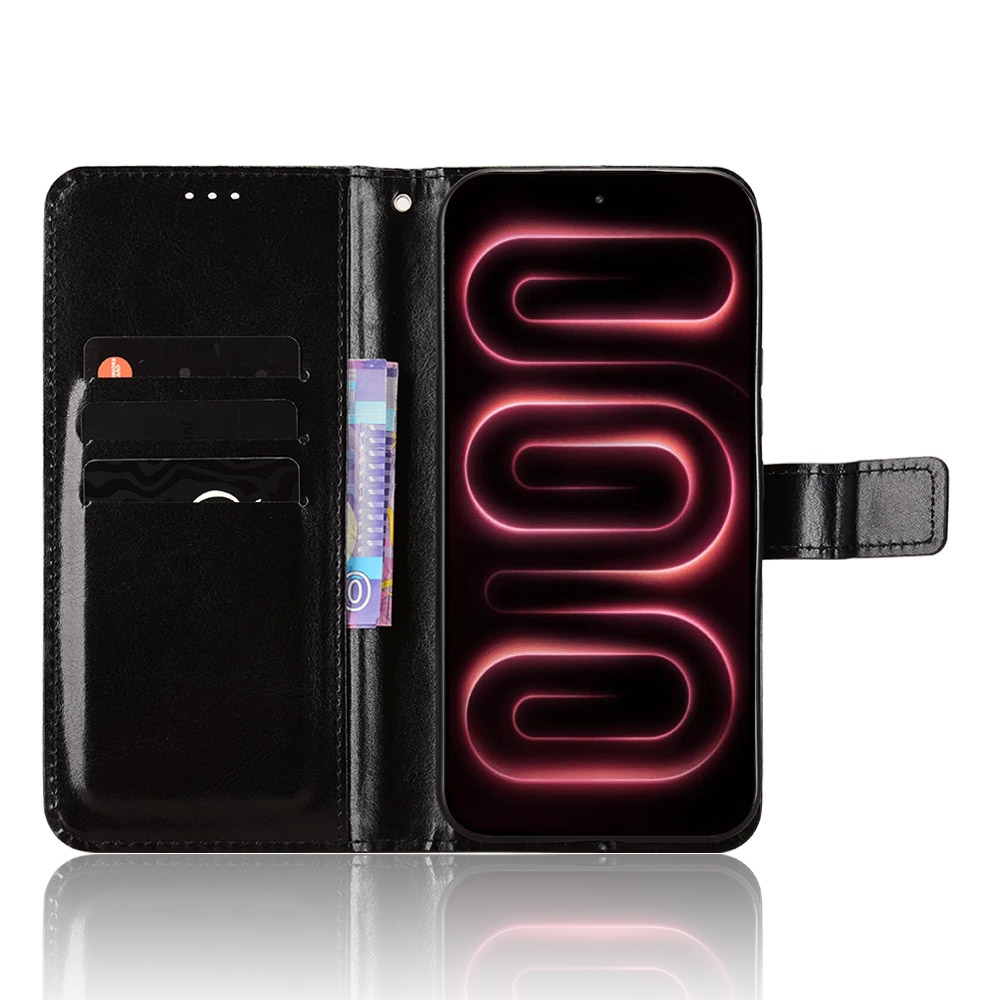 Crazy knižkové púzdro na Xiaomi Poco F9 Pro 5G - čierne