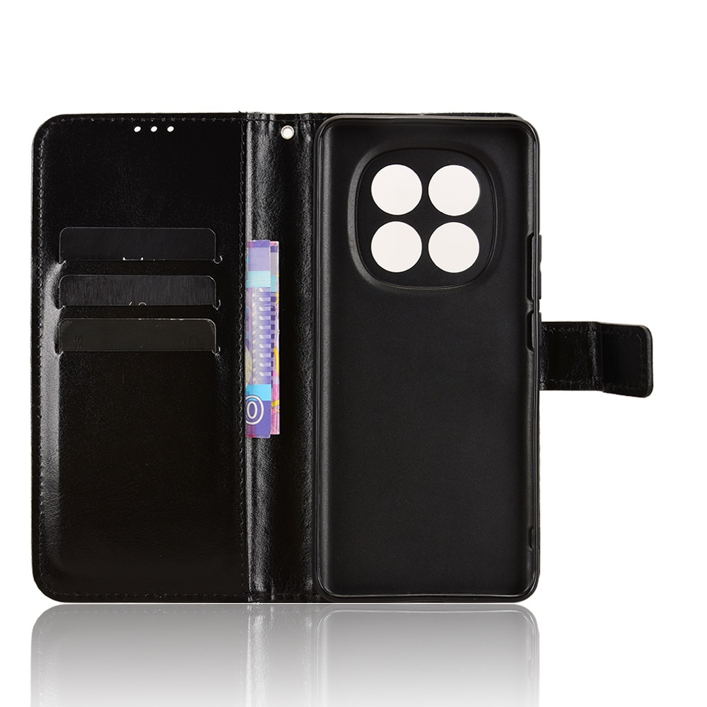 Crazy knižkové púzdro na Xiaomi Poco M8 5G/Redmi Note 15 5G/Note 15 4G - čierne