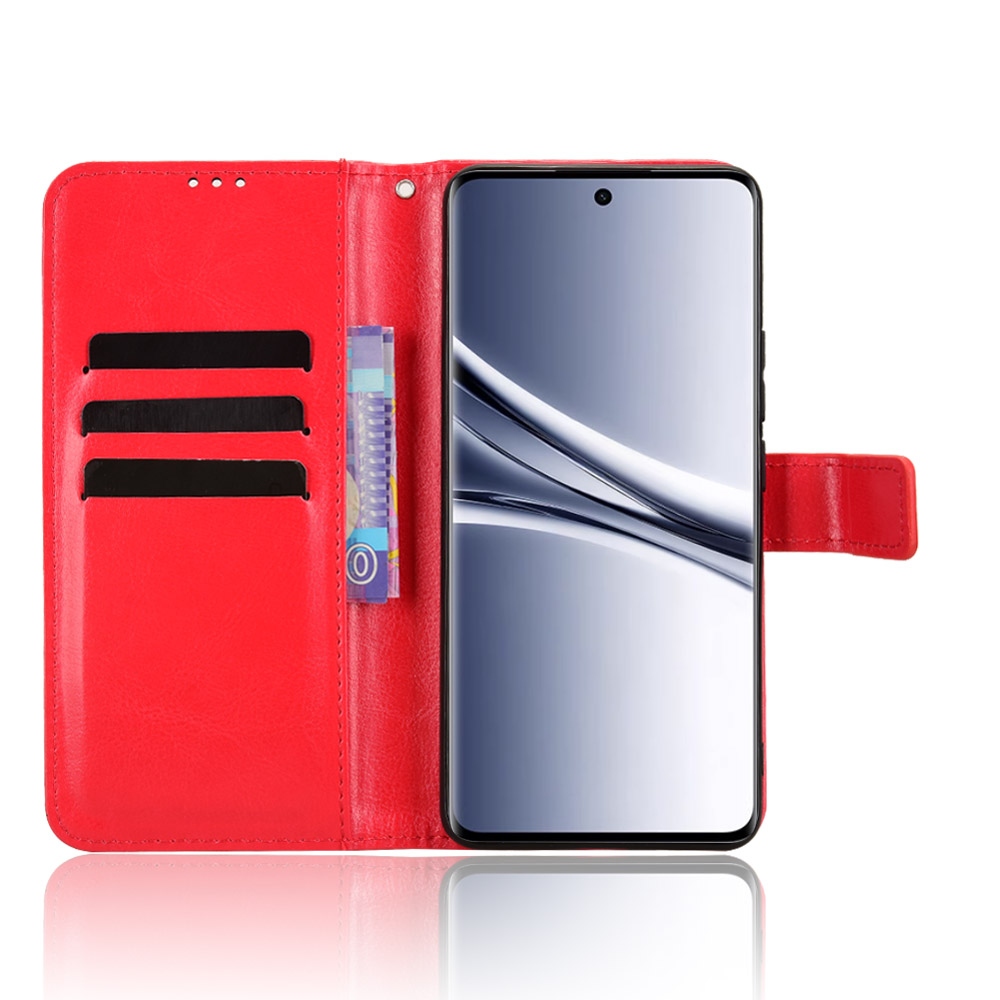 Crazy knižkové púzdro na Xiaomi Poco M8 5G/Redmi Note 15 5G/Note 15 4G - červené