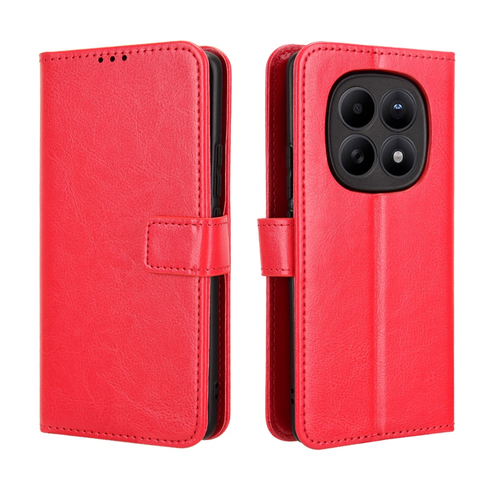 Crazy knižkové púzdro na Xiaomi Poco M8 5G/Redmi Note 15 5G/Note 15 4G - červené