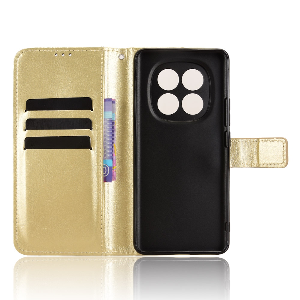 Crazy knižkové púzdro na Xiaomi Poco M8 5G/Redmi Note 15 5G/Note 15 4G - zlaté