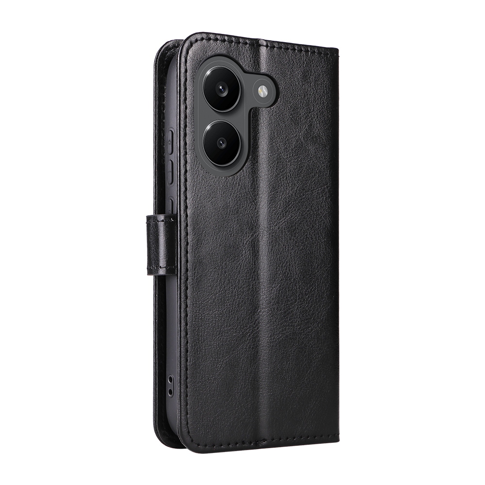 Crazy knižkové púzdro na Xiaomi Poco X8 Pro 5G - čierne