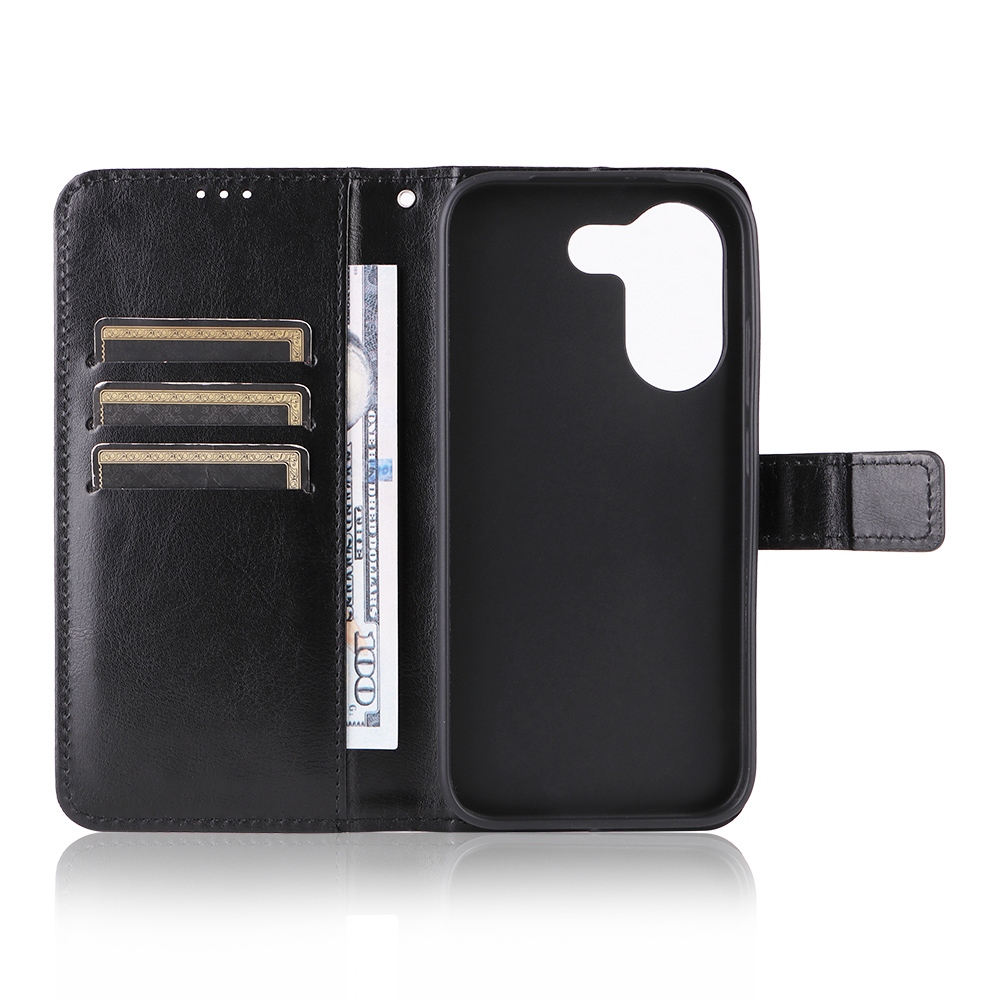 Crazy knižkové púzdro na Xiaomi Poco X8 Pro 5G - čierne