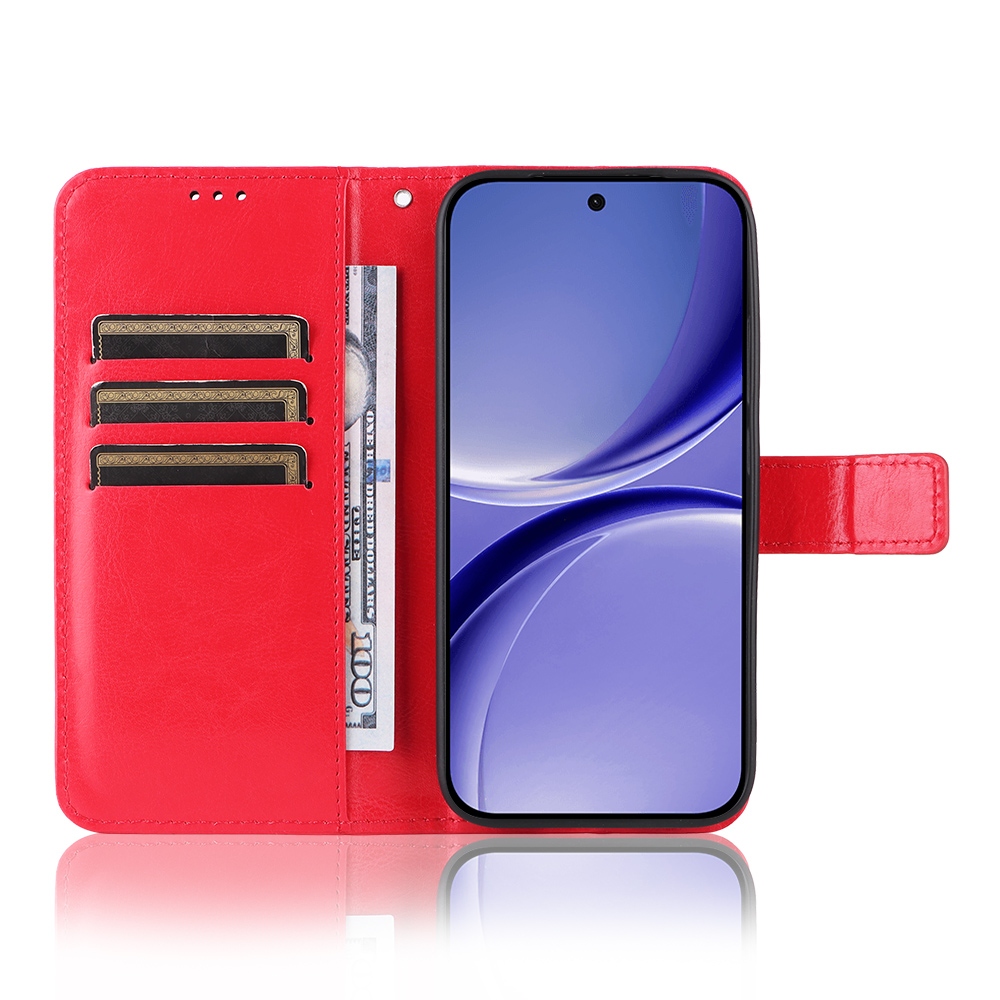 Crazy knižkové púzdro na Xiaomi Poco X8 Pro 5G - červené