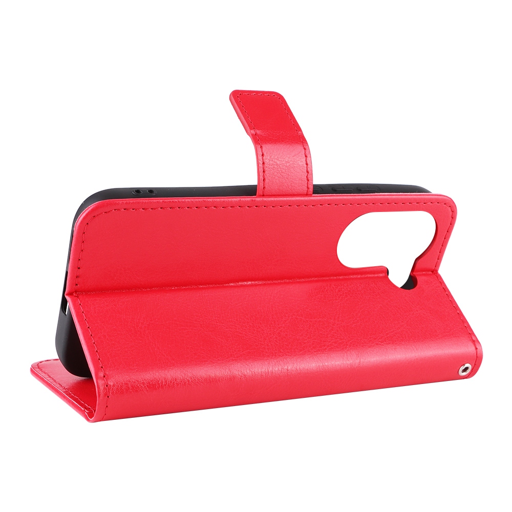 Crazy knižkové púzdro na Xiaomi Poco X8 Pro 5G - červené