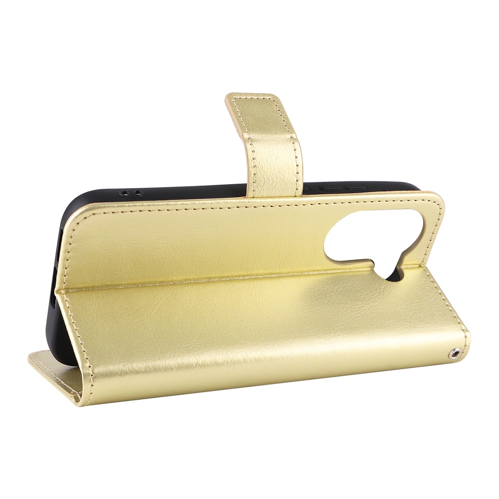 Crazy knižkové púzdro na Xiaomi Poco X8 Pro 5G - zlaté