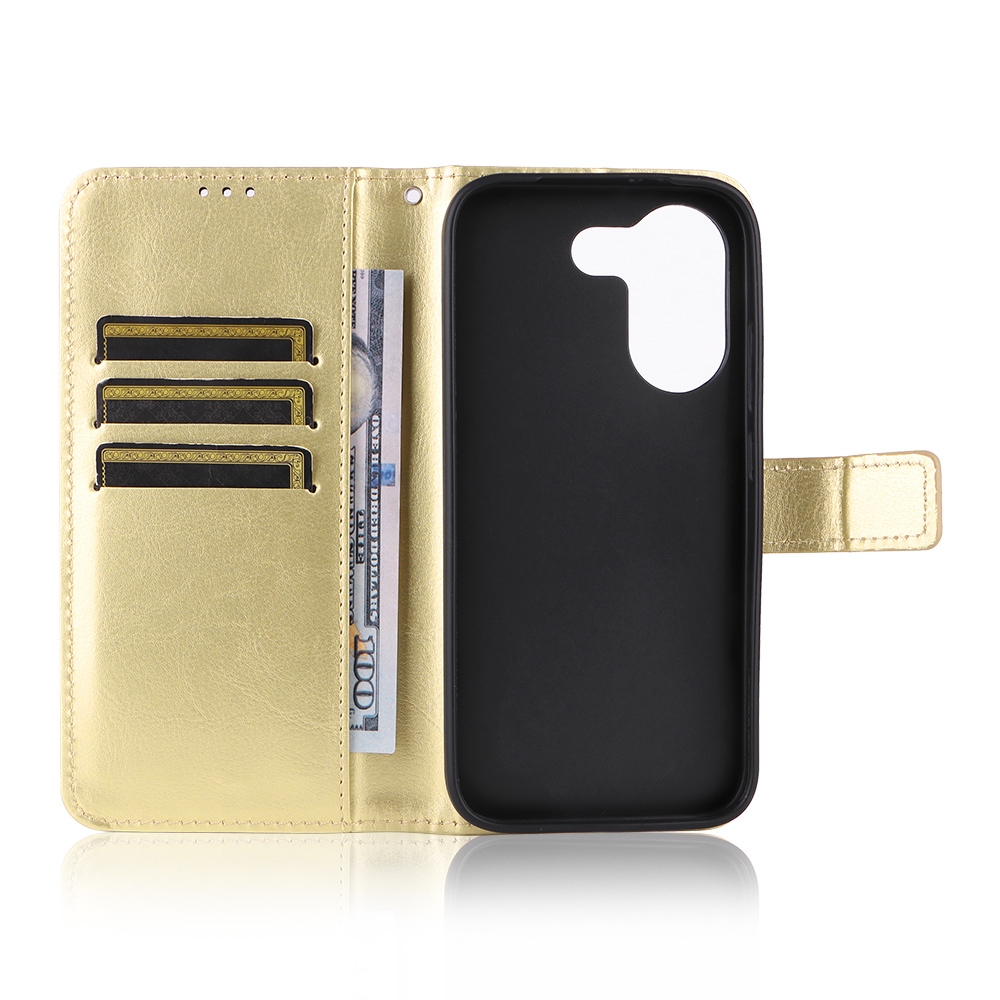 Crazy knižkové púzdro na Xiaomi Poco X8 Pro 5G - zlaté