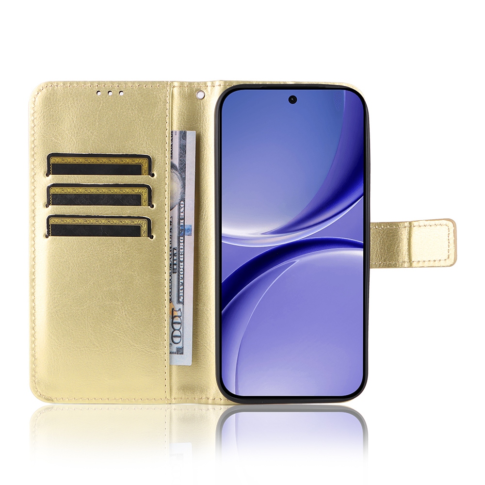 Crazy knižkové púzdro na Xiaomi Poco X8 Pro 5G - zlaté