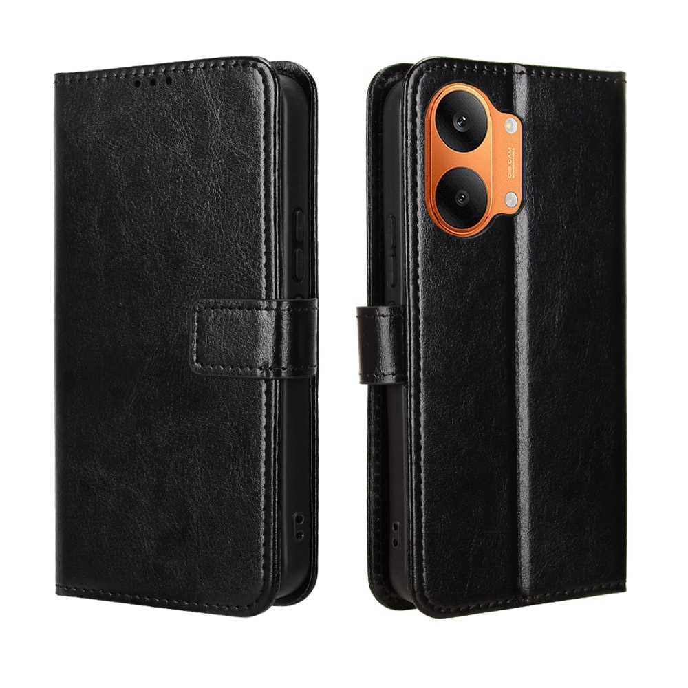 Crazy knižkové púzdro na Xiaomi Poco X8 Pro Max 5G - čierne