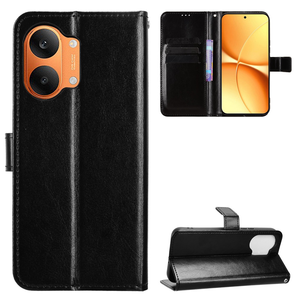 Crazy knižkové púzdro na Xiaomi Poco X8 Pro Max 5G - čierne