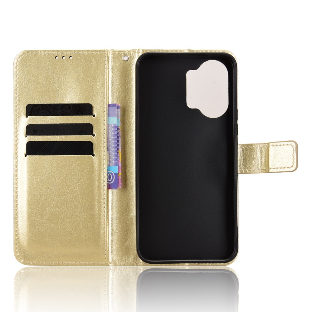 Crazy knižkové púzdro na Xiaomi Poco X8 Pro Max 5G - zlaté