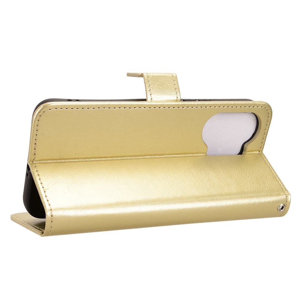 Crazy knižkové púzdro na Xiaomi Poco X8 Pro Max 5G - zlaté